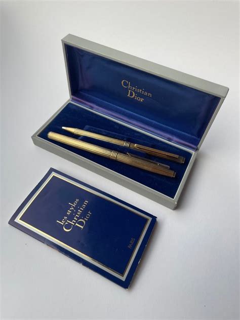 christian dior fountain pen|Dior ballpoint pen.